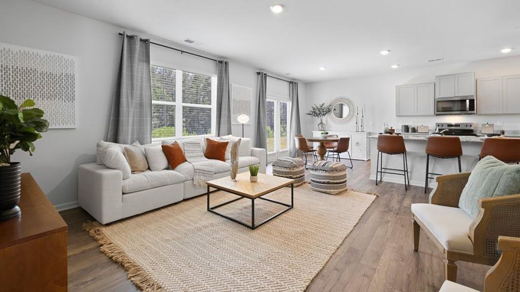 Furnished interior view inside a new home in Creekview, Atlanta (Image 24). Furnished interior view inside a new home in Creekview, Atlanta (Image 24).