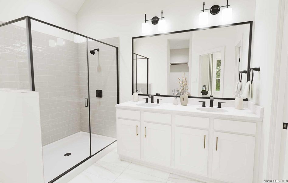 Furnished interior view inside a new home in Meyer Ranch, New Braunfels (Image 3).