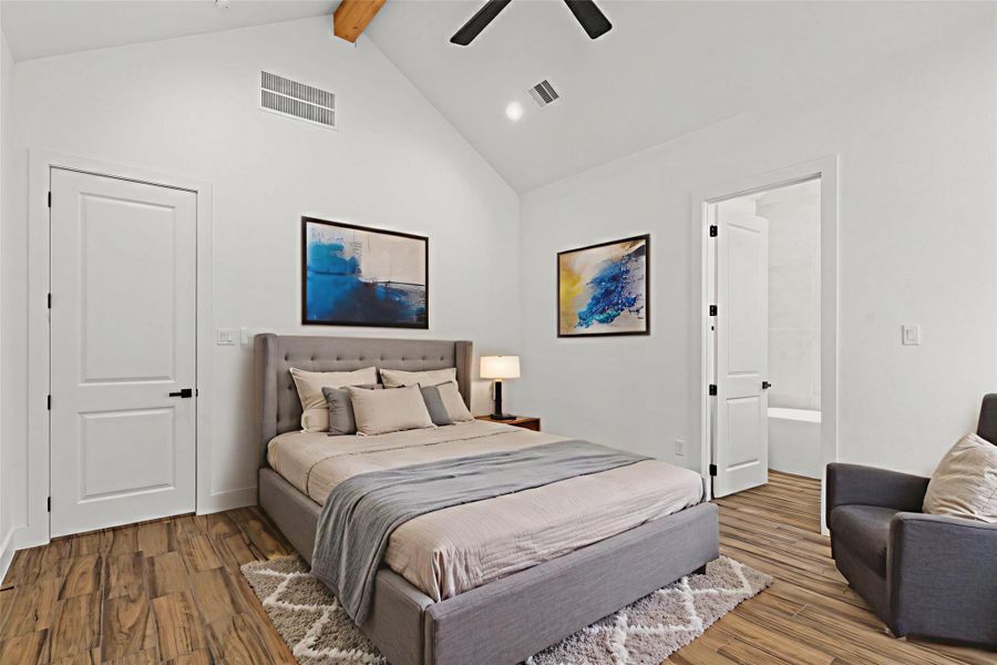 Furnished interior view inside a new home in , Dayton (Image 12).