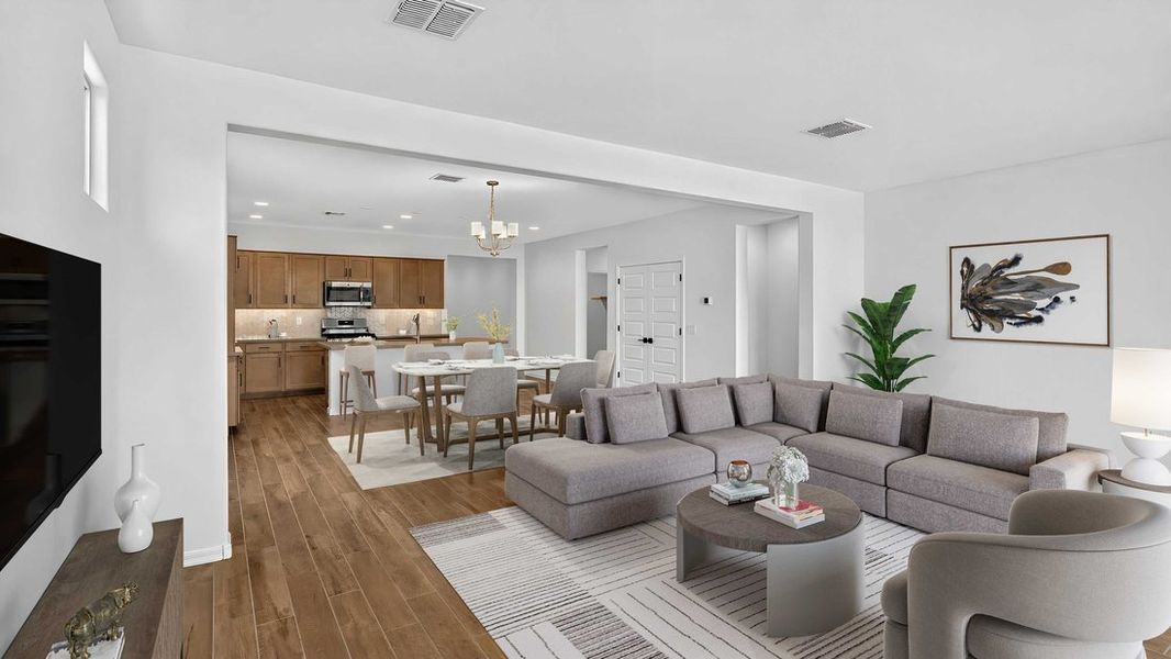 Furnished interior view inside a new home in Parkside, Avondale (Image 6).
