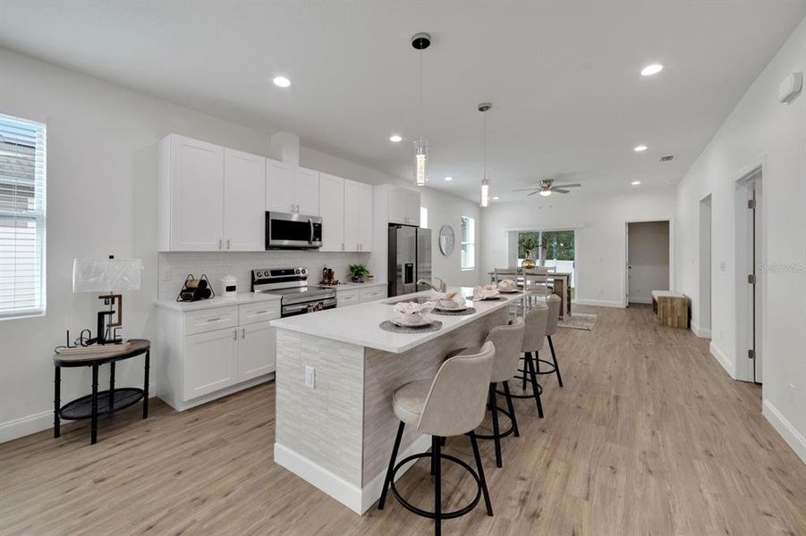 Furnished interior view inside a new home in , Tampa (Image 6).