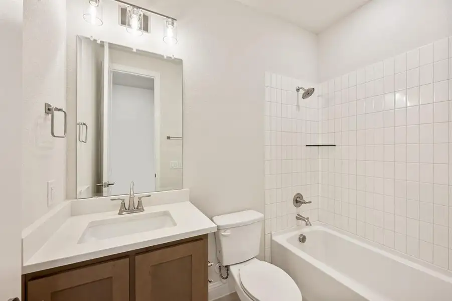Furnished interior view inside a new home in Hayes Crossing, Midlothian (Image 14).