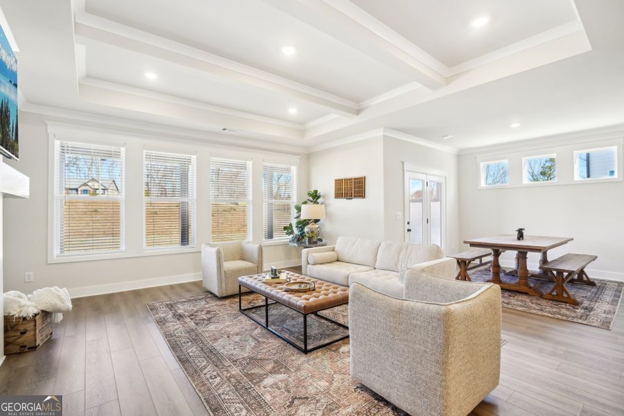 Furnished interior view inside a new home in Ponderosa Farms Reserve, Gainesville (Image 7).
