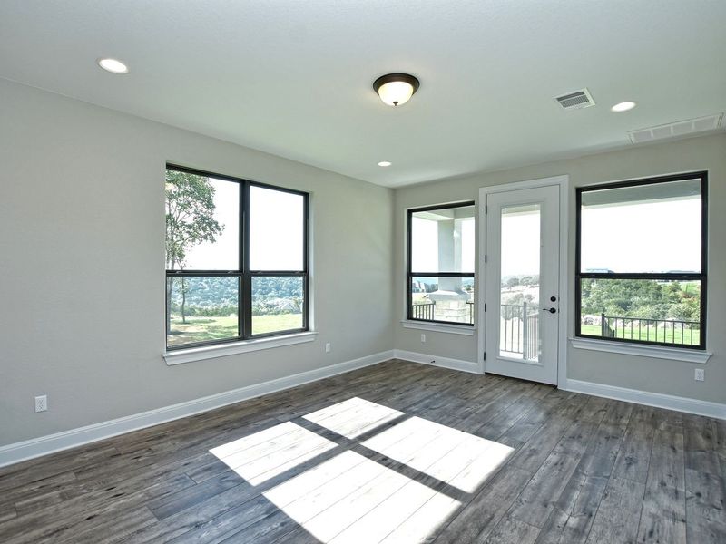 Representative unfurnished interior of a home built from the Casita by Giddens Homes in Whispering Wind, Bertram (Image 22).