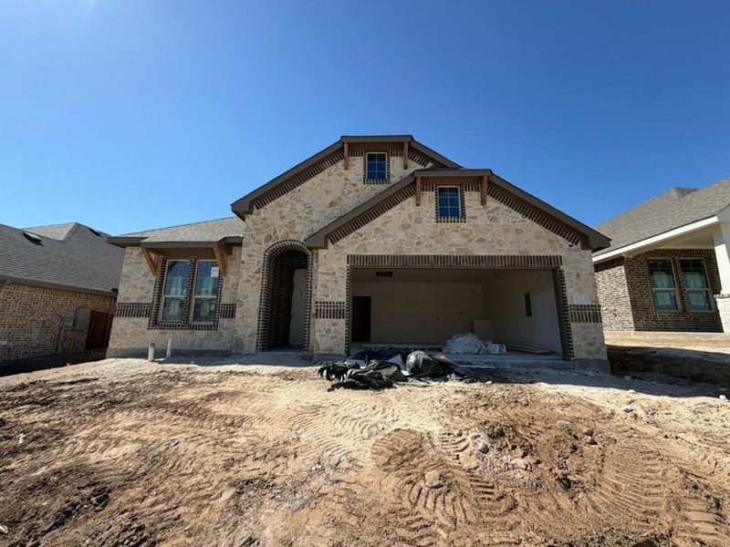 In-progress construction of a new home in Waterford Park, Weatherford, TX (Image 4).