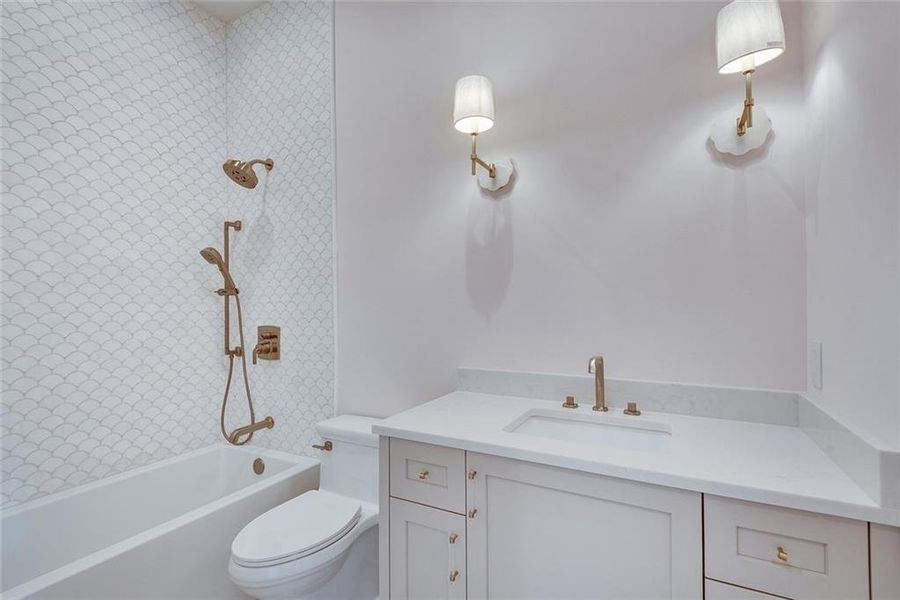 Furnished interior view inside a new home in , Alpharetta (Image 18).