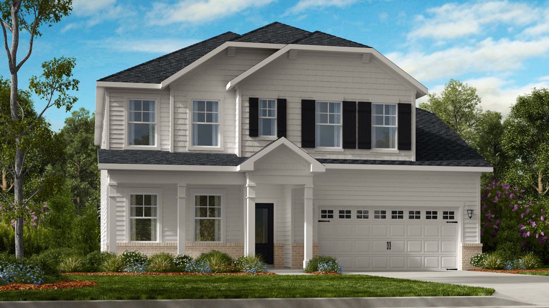 Representative exterior photo of a completed home built from the Wayland by Taylor Morrison in Hickory Grove, Sanford, NC (Image 23).