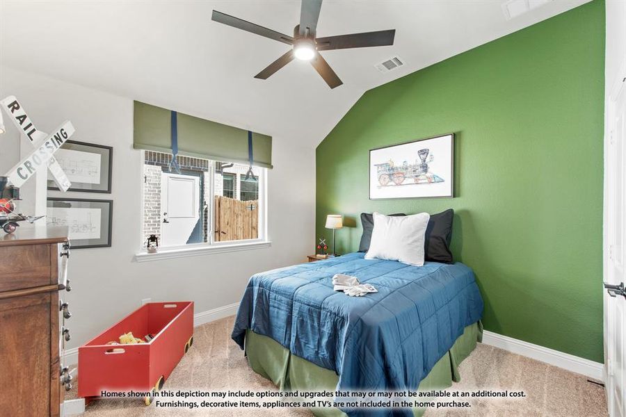 Furnished interior view inside a new home in Hunters Ridge, Crowley (Image 4).
