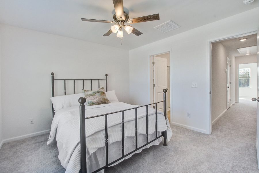 Furnished interior view inside a new home in Clear Springs Townhomes, North Charleston (Image 11).