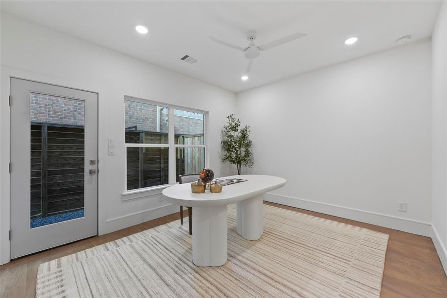 Furnished interior view inside a new home in , Houston (Image 23).