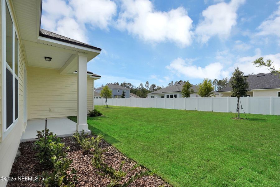 Exterior details and patio area of a home in Forest Park at Wildlight, Yulee (Image 23). Exterior details and patio area of a home in Forest Park at Wildlight, Yulee (Image 23).