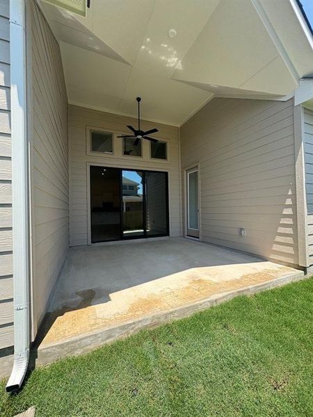 Covered Back Patio