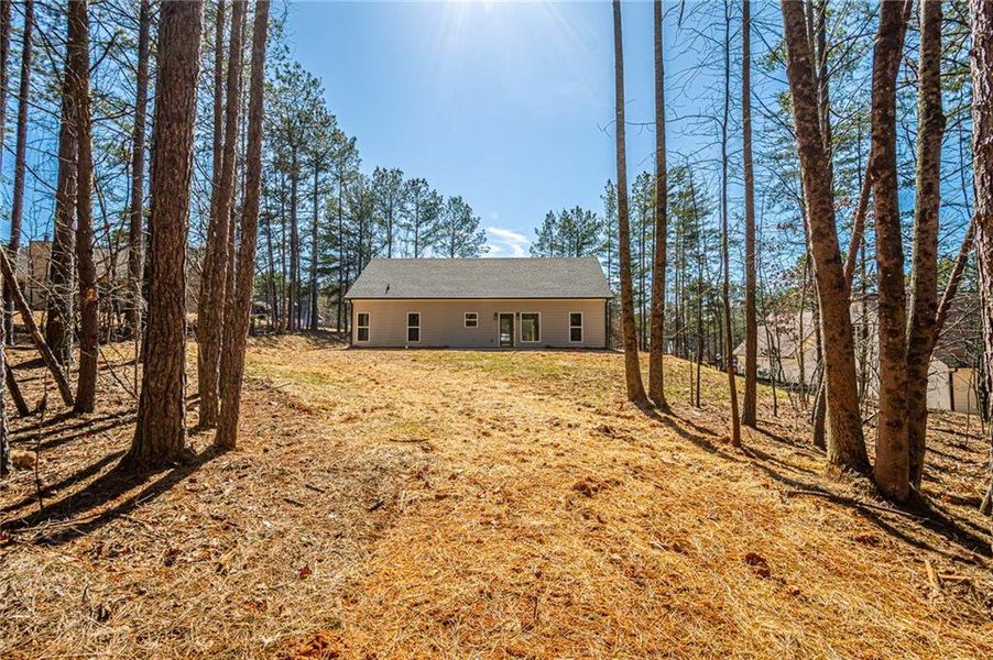 Exterior details and patio area of a home in , Dawsonville (Image 24).