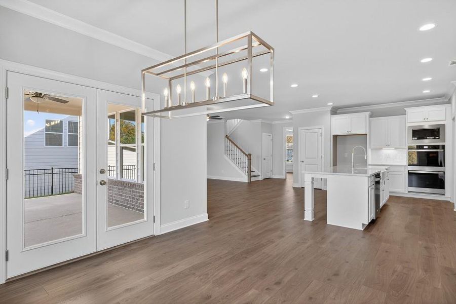 Spacious, unfurnished interior of a new home in Hemingway, Flowery Branch (Image 22).