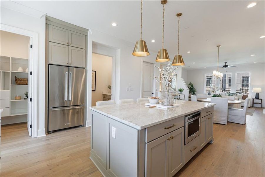 Furnished interior view inside a new home in , Alpharetta (Image 14).