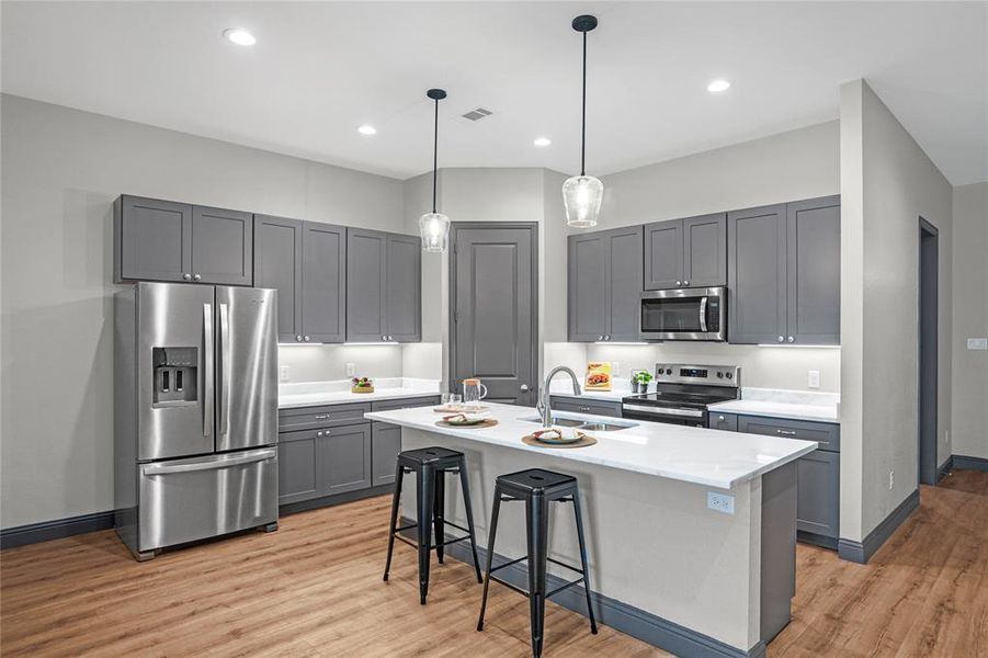 Furnished interior view inside a new home in , Royse City (Image 12). Furnished interior view inside a new home in , Royse City (Image 12).