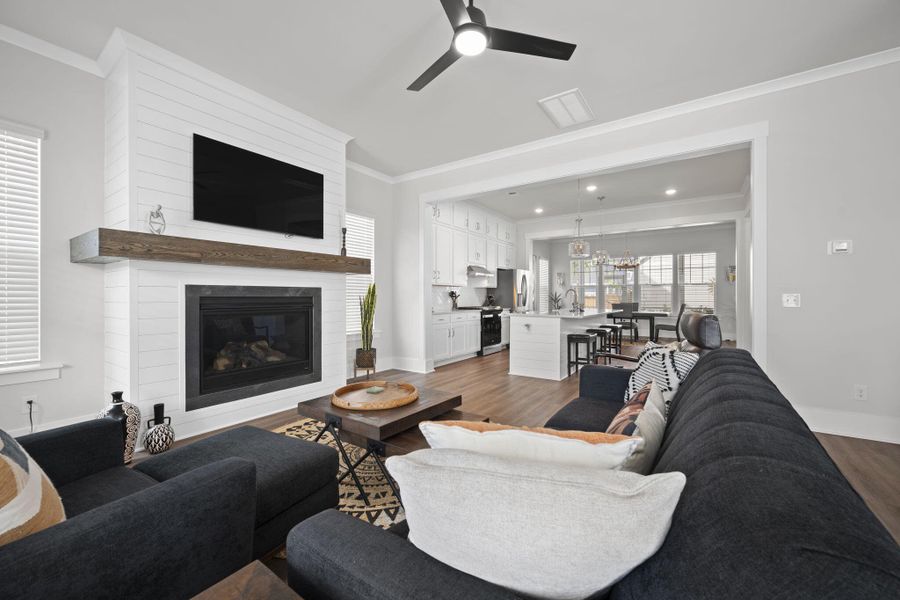 Furnished interior view inside a new home in Midtown at Nexton, Summerville (Image 42).