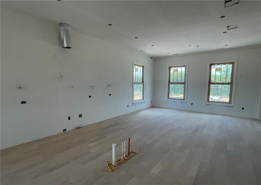 In-progress construction of a new home in , Fayetteville, GA (Image 4).
