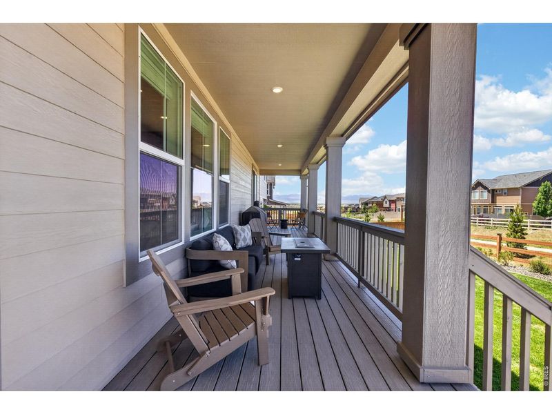 Exterior details and patio area of a home in Sunset Village, Erie (Image 26).