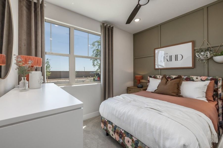 Furnished interior view inside a new home in The Grove at El Cidro, Goodyear (Image 26).