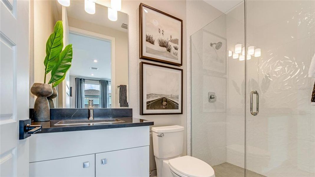 Furnished interior view inside a new home in Cresswind DeLand, Deland (Image 10).