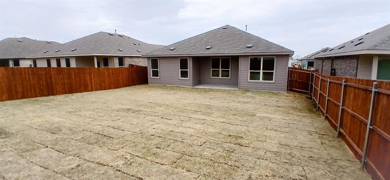 Yard - All Home and community information, including pricing, included features, terms, availability and amenities, are subject to change at any time without notice or obligation. All Drawings, pictures, photographs, video, square footages, floor plans, elevations, features, colors and sizes are approximate for illustration purposes only and will vary from the homes as built.