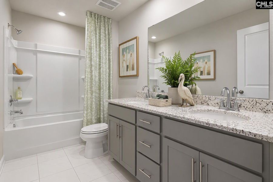 Furnished interior view inside a new home in Boykin Hills, Chapin (Image 36).