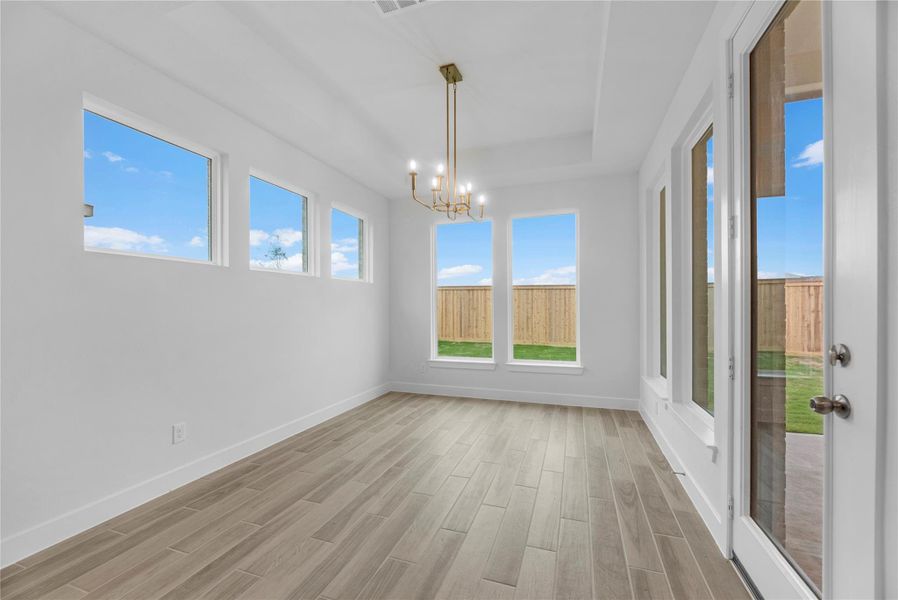 Spacious, unfurnished interior of a new home in Bridgeland, Cypress (Image 21).