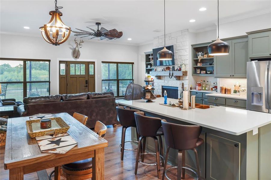 Furnished interior view inside a new home in , Perrin (Image 1). Furnished interior view inside a new home in , Perrin (Image 1).
