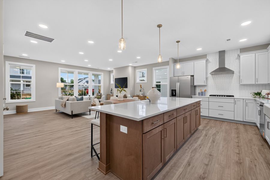 Kitchen Island & Fridge Kitchen Island & Fridge