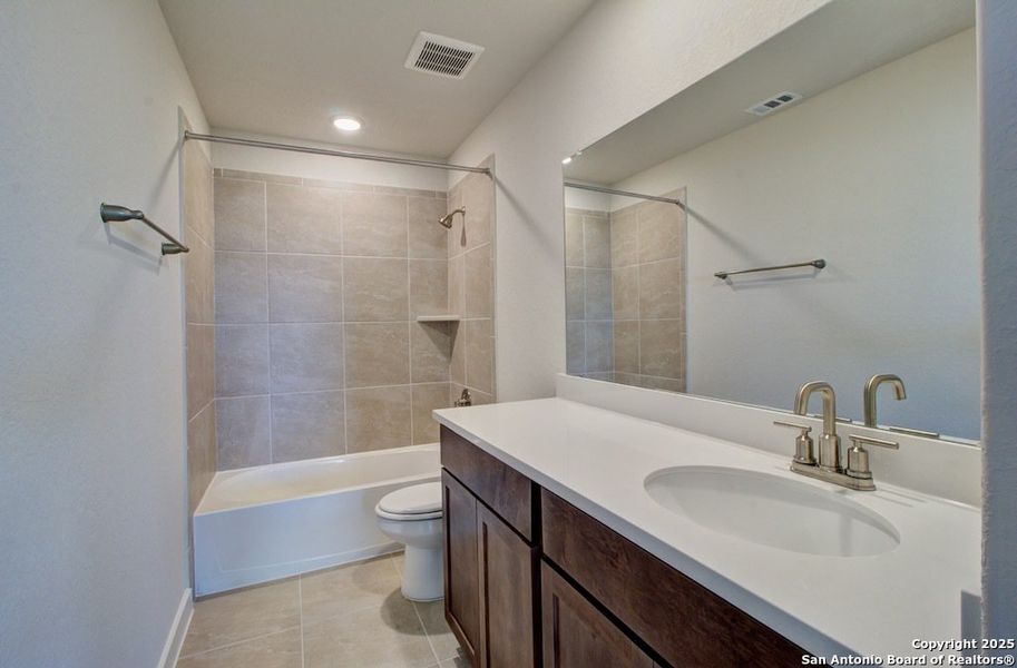 Furnished interior view inside a new home in Westridge - Landmark, San Antonio (Image 6). Furnished interior view inside a new home in Westridge - Landmark, San Antonio (Image 6).