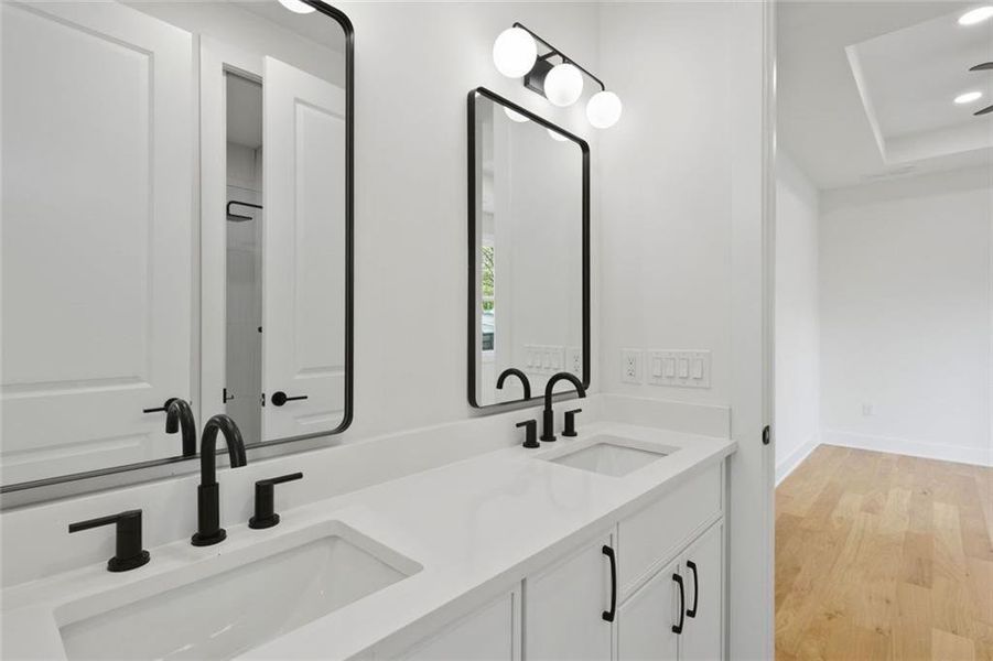 Furnished interior view inside a new home in , Marietta (Image 37).