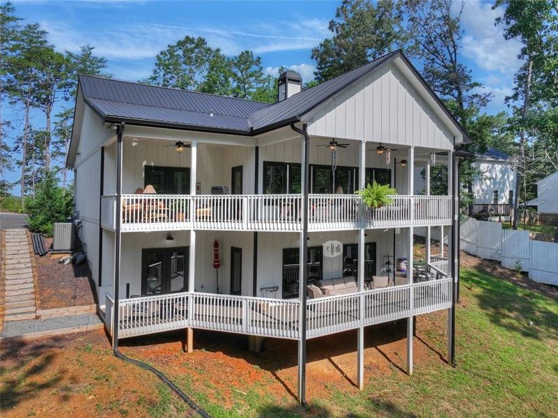 Exterior details and patio area of a home in , Ellijay (Image 30). Exterior details and patio area of a home in , Ellijay (Image 30).