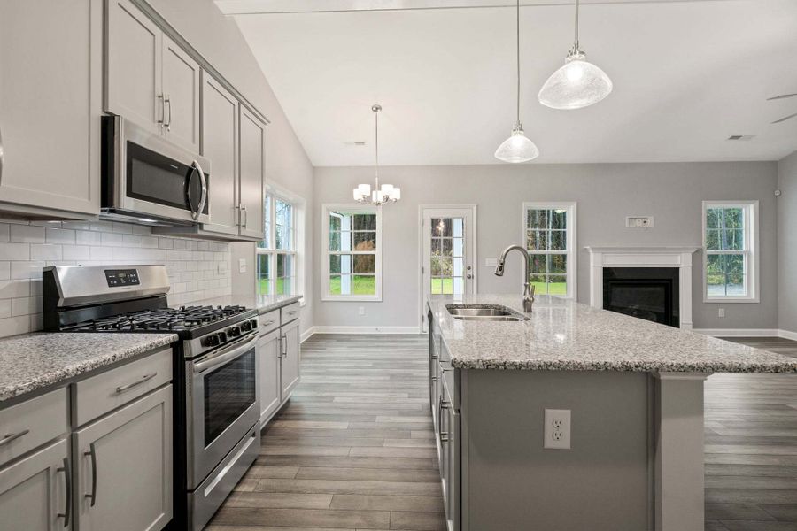 Representative furnished interior of a home built from the Garland by Caviness & Cates Communities in Bartlett Manor, Youngsville (Image 187). Representative furnished interior of a home built from the Garland by Caviness & Cates Communities in Bartlett Manor, Youngsville (Image 187).