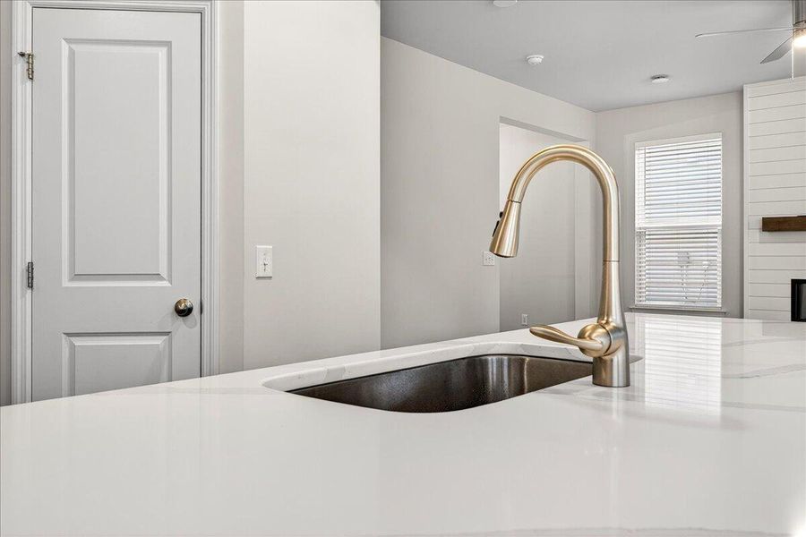 Furnished interior view inside a new home in Jasmine Point at Lakes of Cane Bay, Summerville (Image 8).