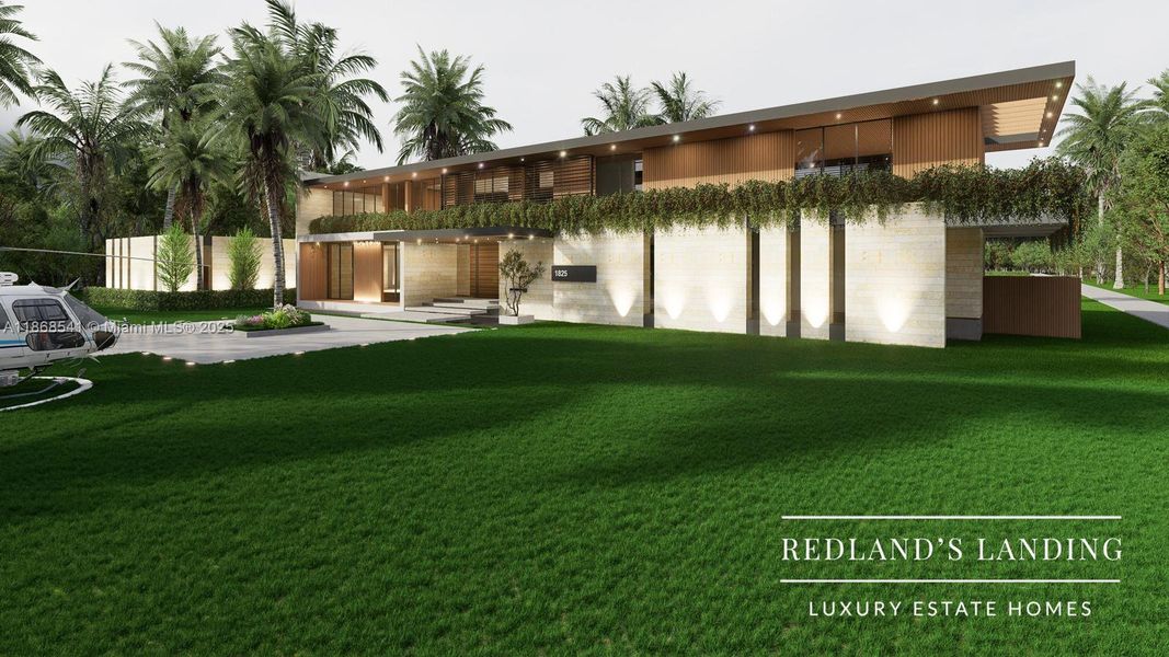 Front exterior of a new home in , Miami, FL, highlighting curb appeal (Image 13). Front exterior of a new home in , Miami, FL, highlighting curb appeal (Image 13).