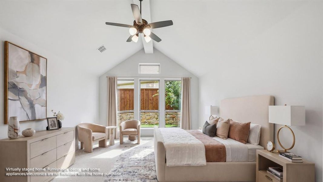 Furnished interior view inside a new home in M3 Ranch, Mansfield (Image 12).