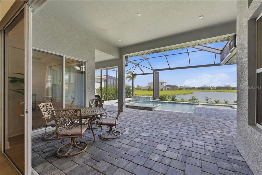 Exterior details and patio area of a home in , Sarasota (Image 22).