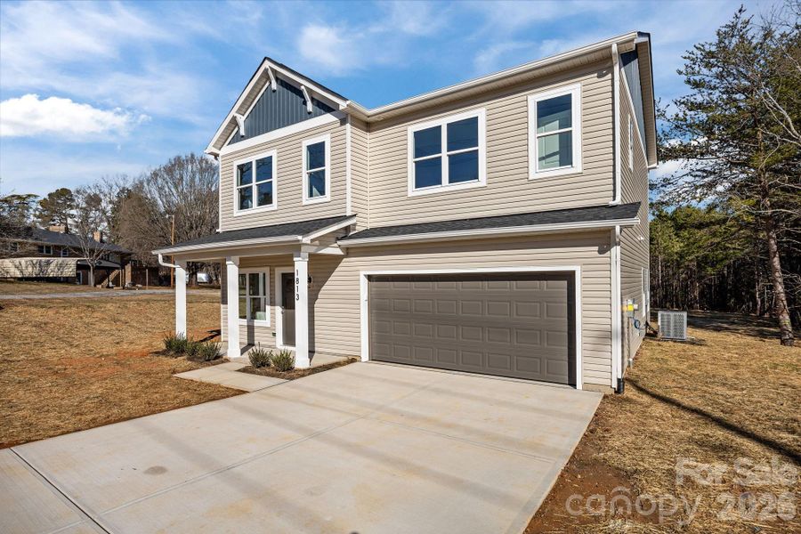 Front exterior of a new home in , Lincolnton, NC, highlighting curb appeal (Image 28).