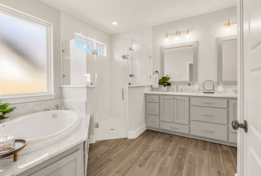 Representative furnished interior of a home built from the The Maggie by Reece Homes in Traditions, Bryan (Image 53).