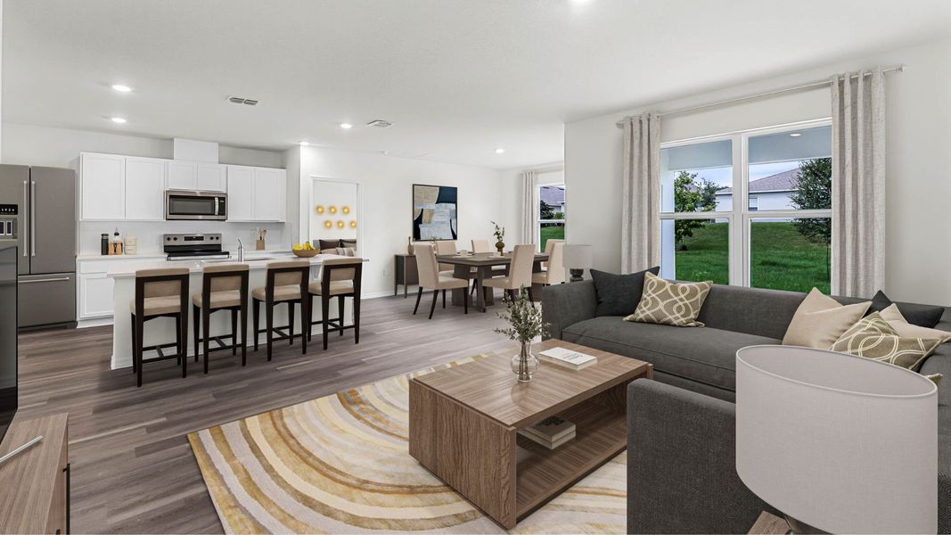 Representative furnished interior of a home built from the Aria by D.R. Horton in Crossroads at Kelly Park, Apopka (Image 7).