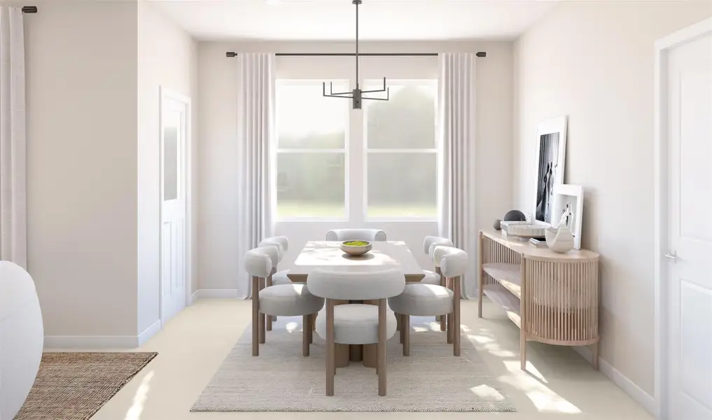 Sun-lit dining areaa (*Artist rendering used for illustration purposes only.) Sun-lit dining areaa (*Artist rendering used for illustration purposes only.)