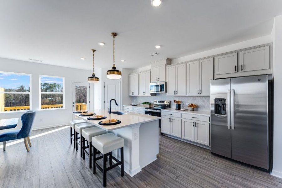 Furnished interior view inside a new home in Rosewood Farm, Lawrenceville (Image 7).