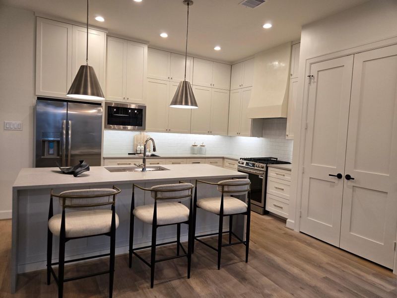 Furnished interior view inside a new home in , Houston (Image 33).