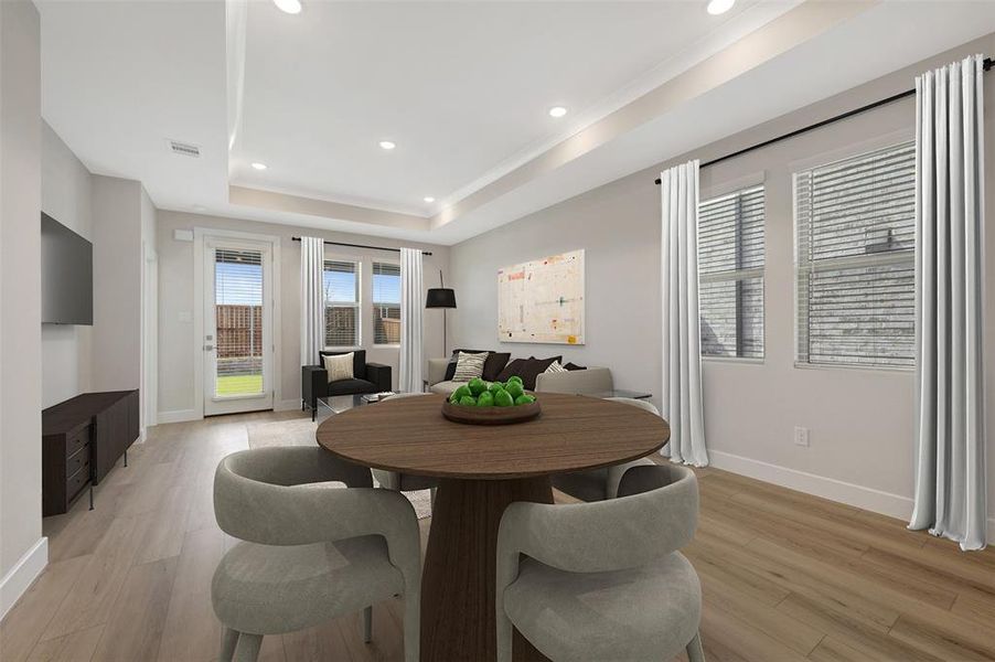 Furnished interior view inside a new home in Heritage Ranch, Sherman (Image 6).