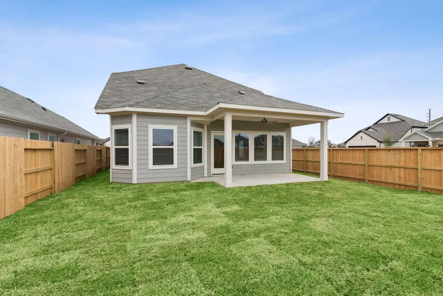 Exterior details and patio area of a home in Summerview, Fulshear (Image 3).