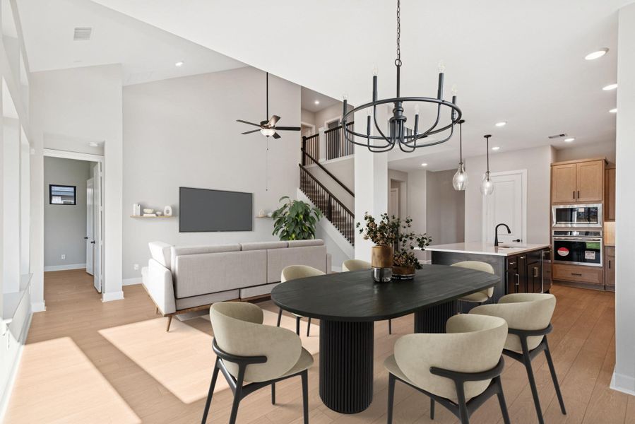 Virtually staged to give you the visual you need to see furniture placement and how the home can live.