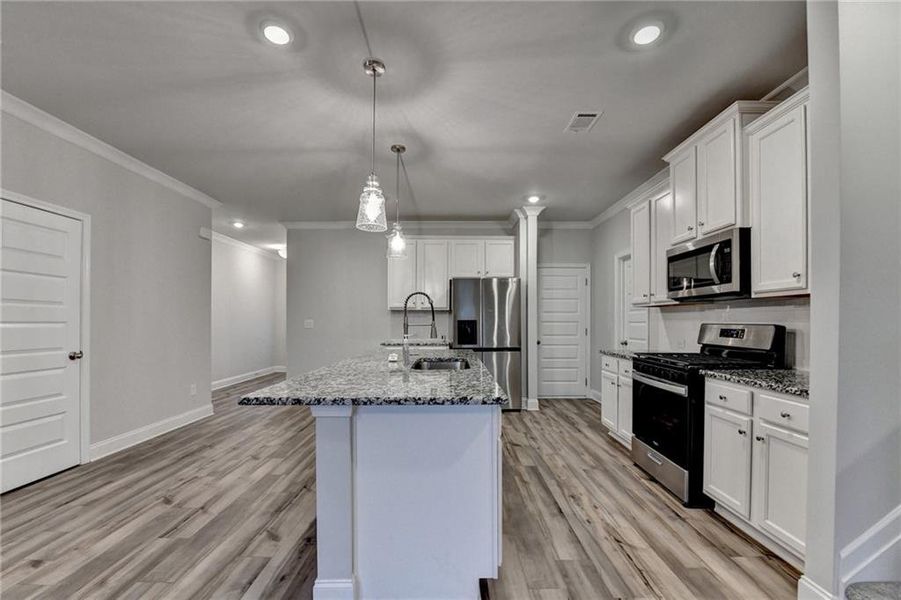 Furnished interior view inside a new home in Westgate Enclave, Loganville (Image 11).