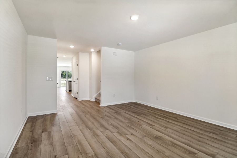 Representative unfurnished interior of a home built from the Helen by Great Southern Homes in Hazelwood, Boiling Springs (Image 20).