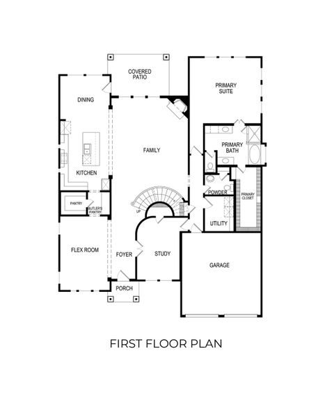 2D floor plan layout for the Maverick 2F (w/Media) - Phase 3 by First Texas Homes in La Frontera, Fort Worth, TX (Image 6). 2D floor plan layout for the Maverick 2F (w/Media) - Phase 3 by First Texas Homes in La Frontera, Fort Worth, TX (Image 6).